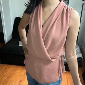 Aritzia Wilfred Vest With Tie-Up Front